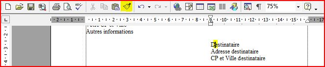 R&eacute;cup&eacute;rer la bonne mise en forme