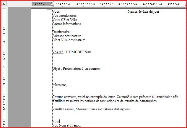 Texte &agrave; saisir